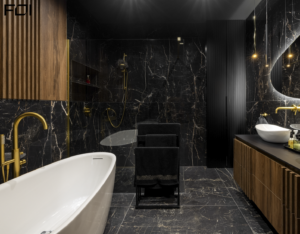 Wykończenie łazienki w wysokim standardzie – meble łazienkowe na wymiar