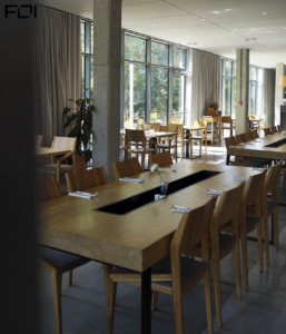 Powiększona restauracja w Arche Folwark Łochów