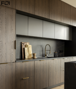 Elegancka zabudowa kuchenna - FOI