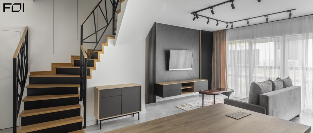 dom na wynajem 170 m2 realizacja wnętrza FOI