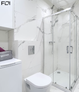 nowoczesna łazienka w mieszkaniu na wynajem pod Warszawą