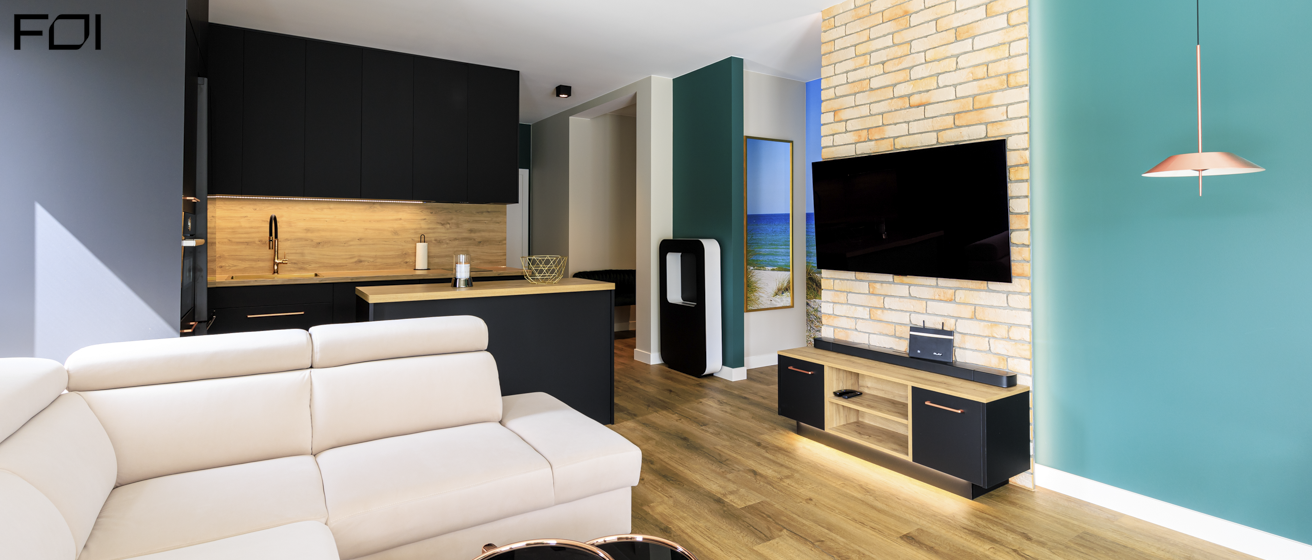 Apartament wakacyjny w nadmorskim stylu