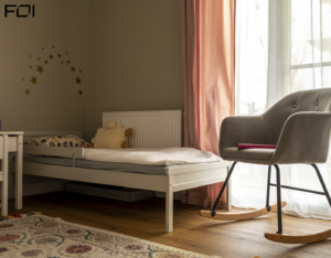 pokój dziecięcy w apartamencie rodzinnym aranżacja wnętrza